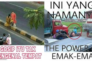 10 Meme sindir kelakuan emak-emak, dari kocak sampai jadi raja jalanan