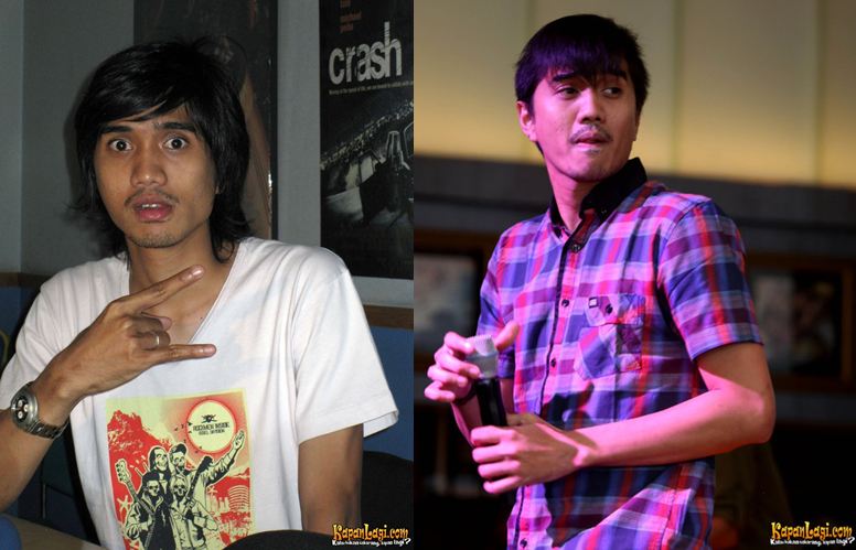 penampilan vokalis band © 2017 istimewa