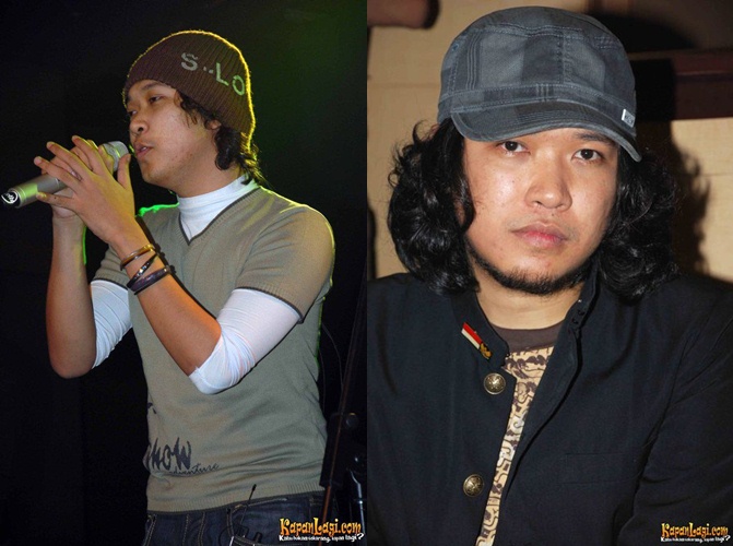 penampilan vokalis band © 2017 istimewa