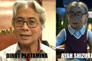 Dirut Pertamina Dwi Soetjipto disebut mirip ayahnya Shizuka, setuju?