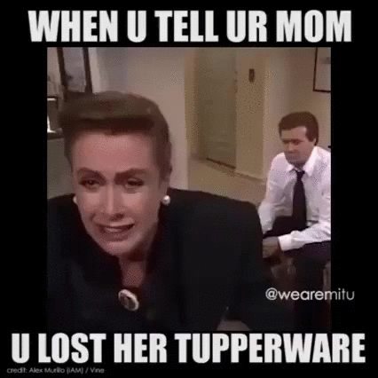 10 Meme kocak 'jaga tupperware emak' ini bikin jantung deg-degan