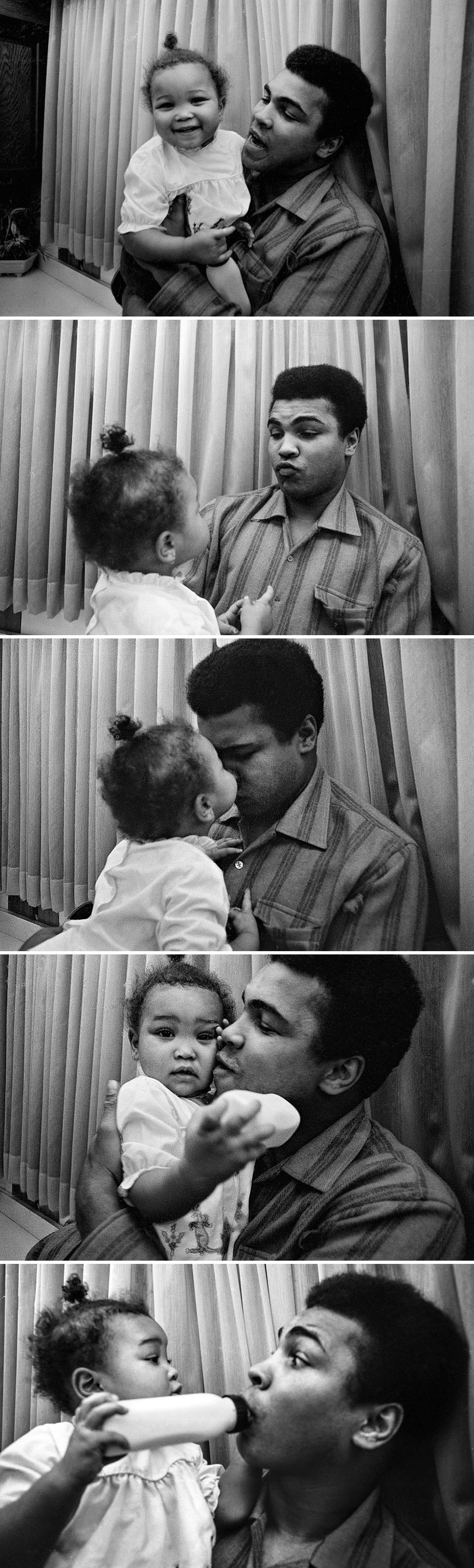 10 Foto lawas Muhammad Ali sang legenda tinju yang sayang keluarga