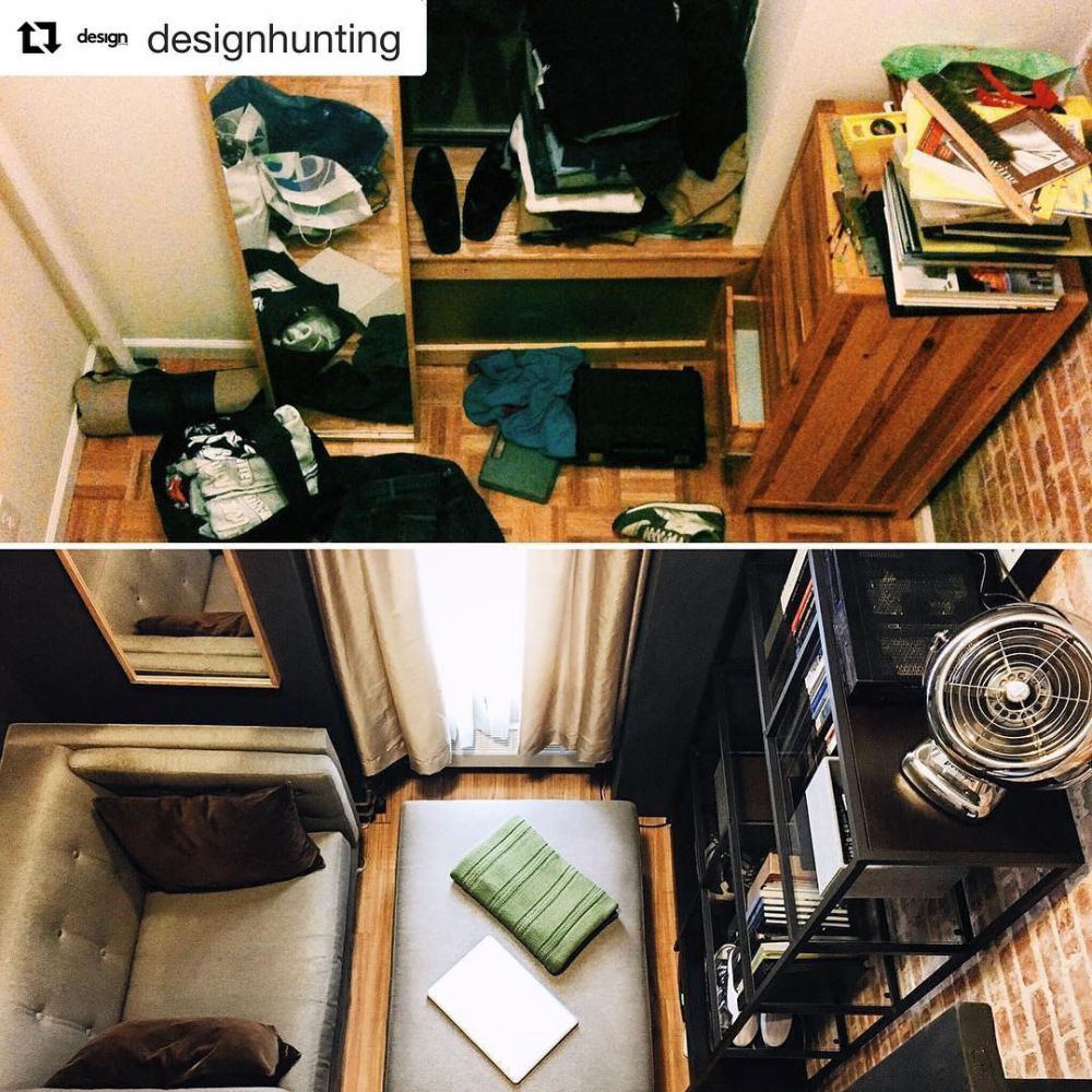 kamar sempit jadi komplit © 2017 instagram