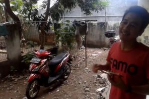 Pria Bekasi ini ciptakan teknologi canggih 'Iron Man' di motor matic