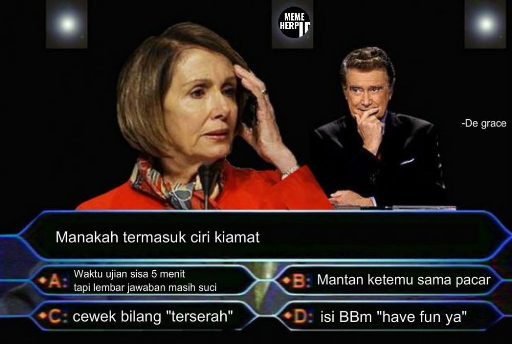 10 Pertanyaan editan kuis Who Wants To Be A Millionaire ini lucu parah