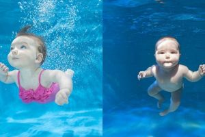 10 Foto bayi berenang di bawah air ini hasilnya keren dan bikin gemes