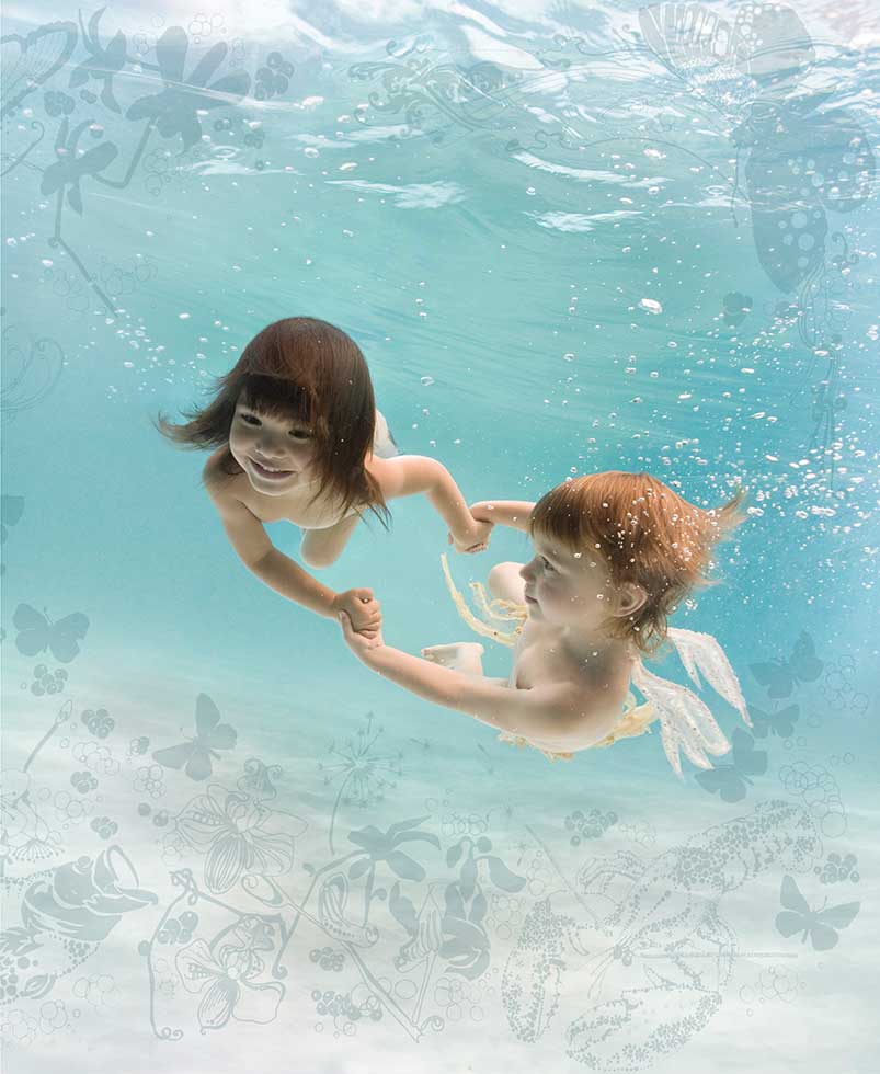 10 Foto bayi berenang di bawah air ini hasilnya keren dan bikin gemes