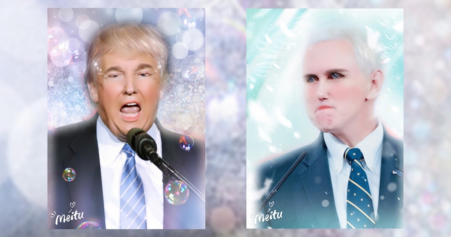 10 Foto hasil editan aplikasi Meitu ini lucunya bukan main
