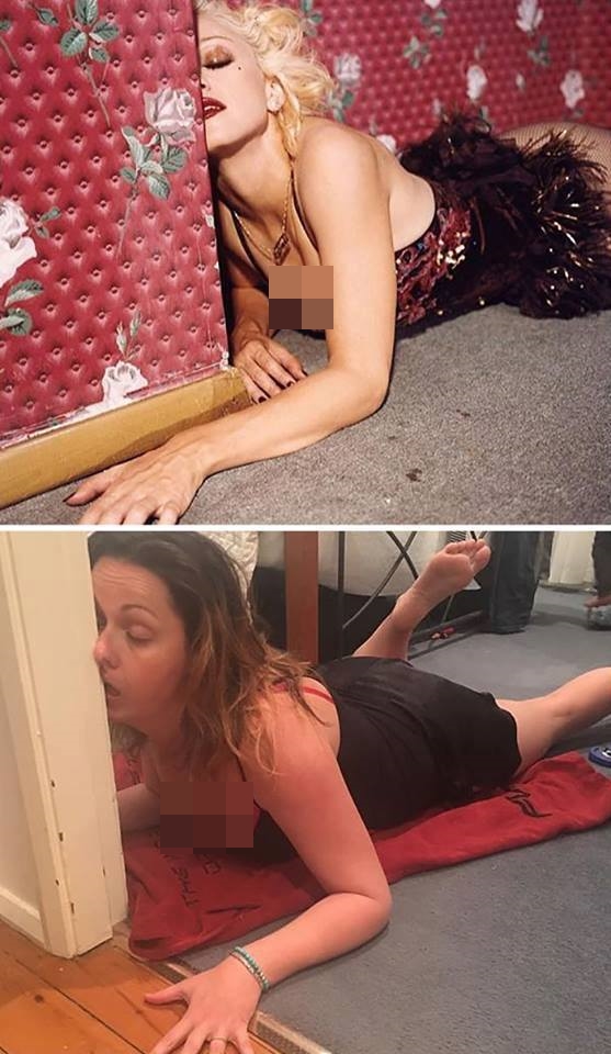 cewek tiru gaya seleb © 2017 brilio.net