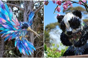 Pria ini ubah CD bekas jadi 10 karya seni yang sangat menakjubkan