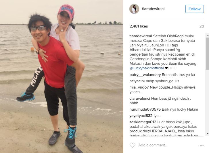 Jadi pengantin baru, ini 10 potret mesranya Lucky Hakim & Syahrini KW