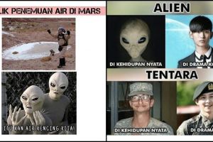 10 Meme seputar alien ini kocaknya misterius banget, ada-ada aja nih