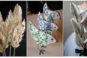 15 Ide bikin hiasan dari kertas bekas ini indah dan bikinnya mudah