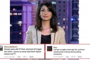 Status bela Ira Koesno dari hujatan ini tuai simpati banyak orang