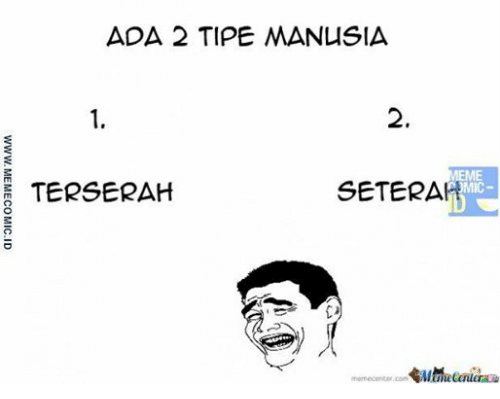 meme tipe panggilan © 2017 istimewa