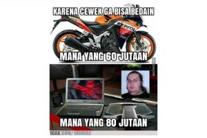 10 Meme lucu ini buktikan nggak semua cewek bisa bedain harga barang