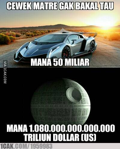 meme karena cewek © 2017 istimewa