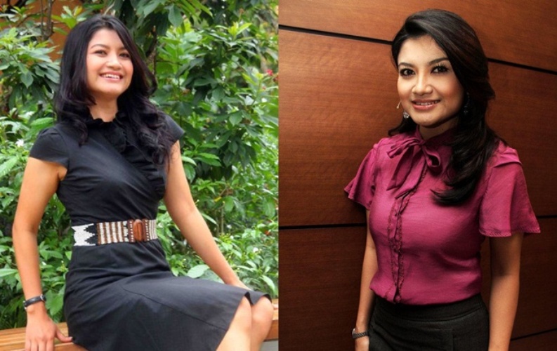 12 Foto transformasi Tina Talisa, cantiknya 11-12 dengan Ira Koesno