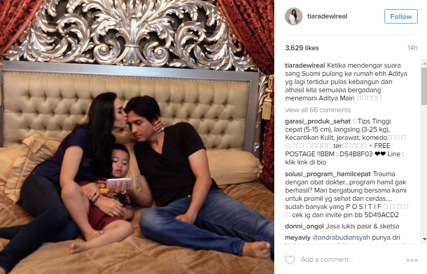 Tiara Dewi lebay © 2017 istimewa