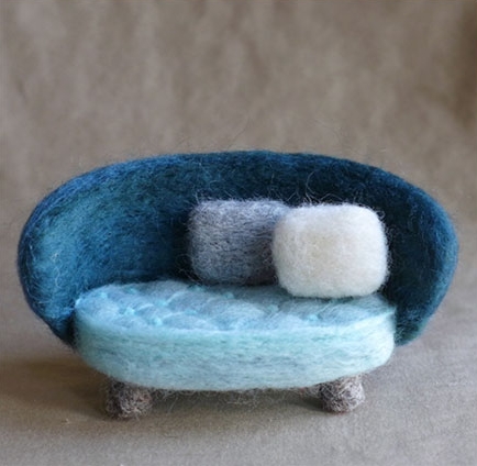 furnitur mini dari wol © 2017 boredpanda.com