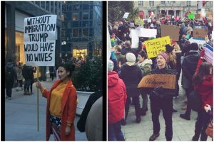 15 Aksi protes terhadap larangan muslim masuk AS ini menyentuh hati