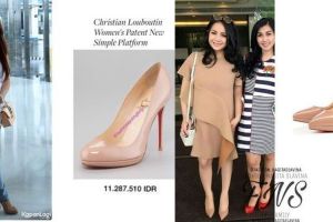 7 Sepatu Ayu Ting Ting ini kembar dengan Nagita, seleranya samaan nih?