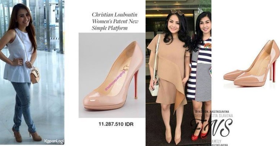 sepatu sama Ayu Ting Ting Nagita © 2017 istimewa sepatu sama Ayu Ting Ting Nagita © 2017 istimewa