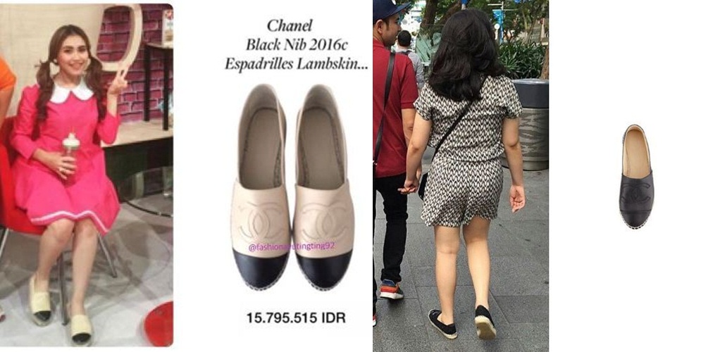 sepatu sama Ayu Ting Ting Nagita © 2017 istimewa sepatu sama Ayu Ting Ting Nagita © 2017 istimewa