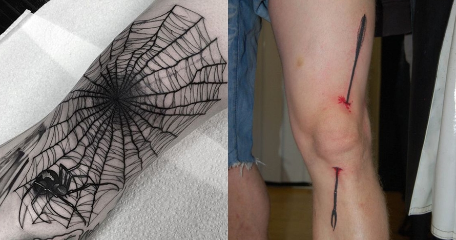 10 Desain tato di lutut ini bikin kamu ngilu sekaligus takjub
