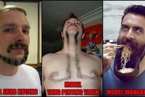 15 Orang ini punya bentuk kumis & jenggot nggak biasa, nyeleneh abis