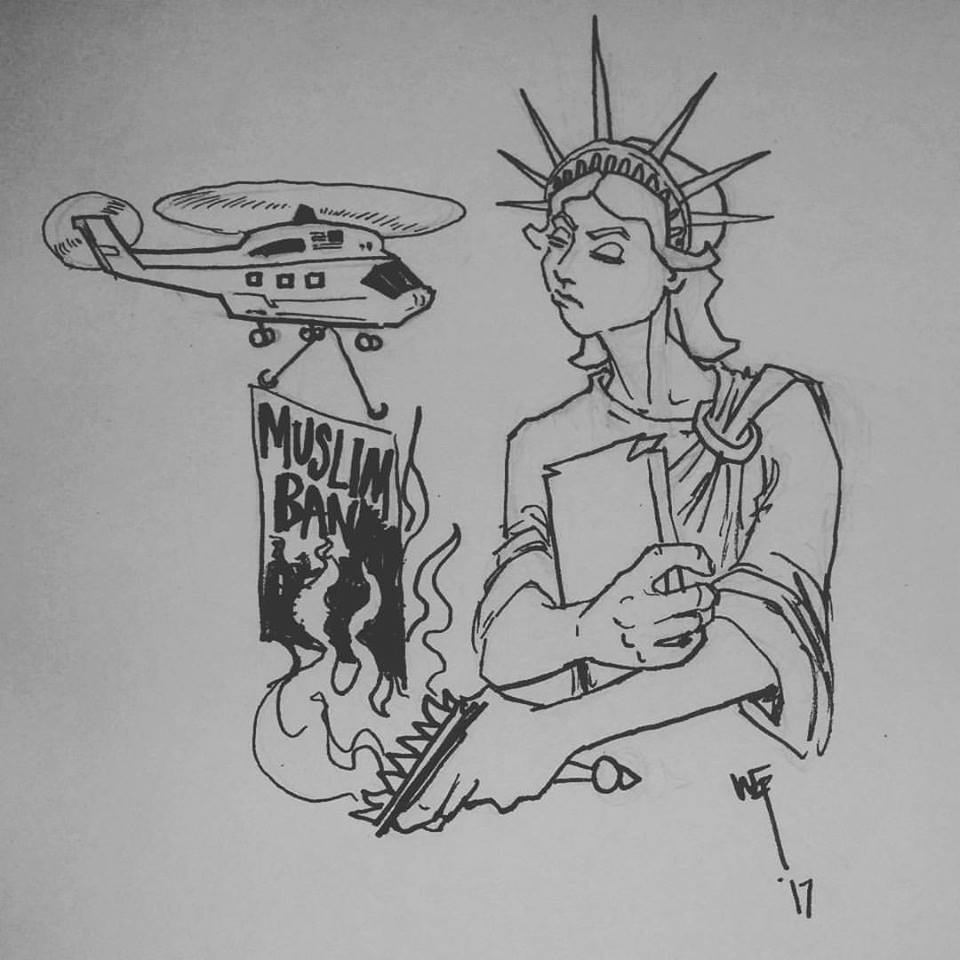 Karikatur Trump © 2017 brilio.net