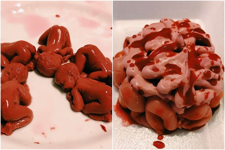 Jamuan makan bertema bayi ini dijamin bikin kamu mual-mual