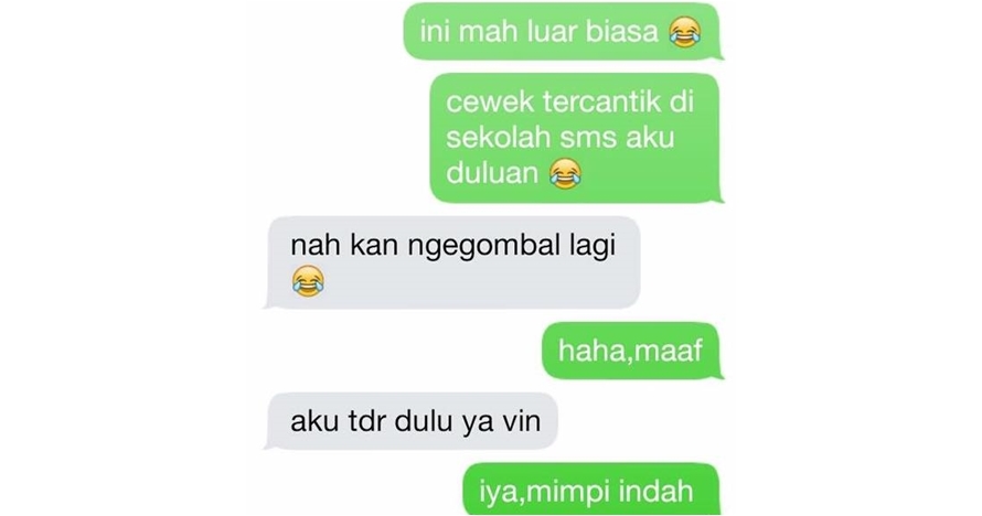 Obrolan cowok deketin adik kelasnya ini berakhir ngocol banget