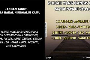 10 Meme zodiak ini ngaconya bikin susah nahan ketawa