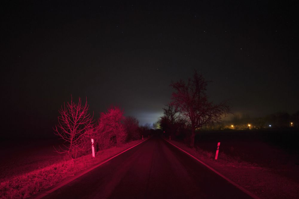 10 Foto cahaya lampu lalu lintas dalam kabut ini keren bingits