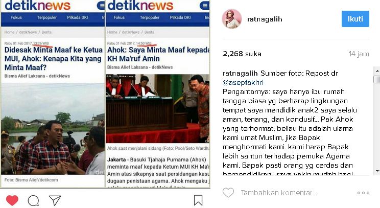 Suara hati Ratna Galih tanggapi kondisi di Jakarta tuai banyak pujian