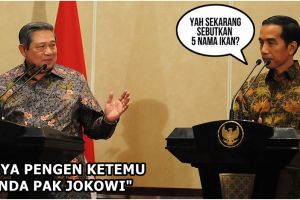 7 Meme netizen sindir SBY ingin bertemu Jokowi ini kocak banget