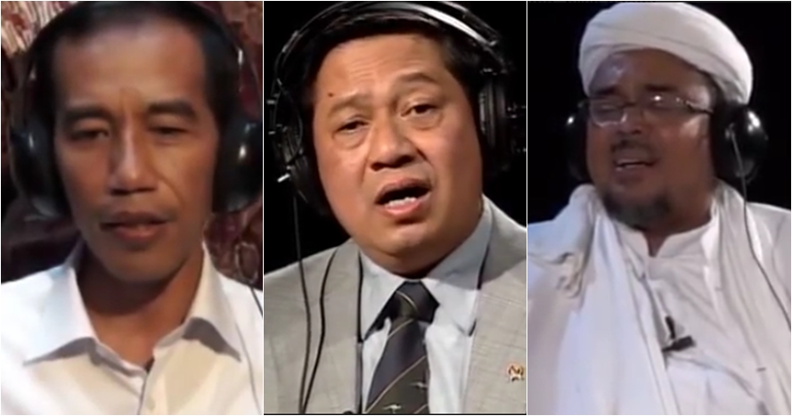 Di video ini Jokowi, SBY & Habib Rizieq menyanyi bersama, bikin adem