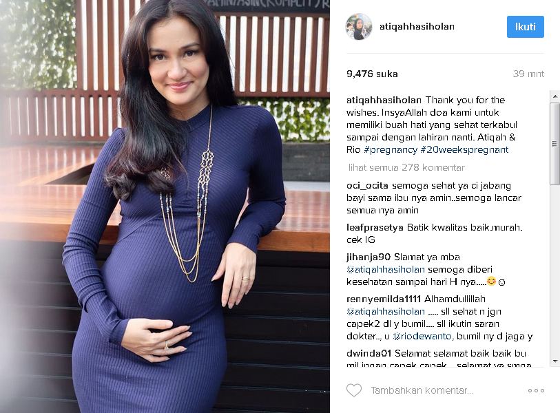 Atiqah Hamil © 2017 istimewa