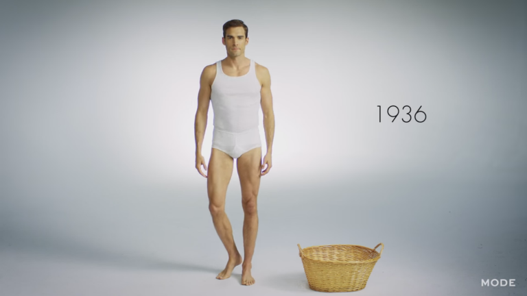 Ini 11 foto  transformasi celana  dalam  pria sejak 100 tahun 