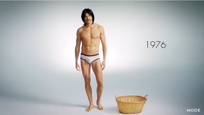 Ini 11 foto transformasi celana dalam pria sejak 100 tahun lalu
