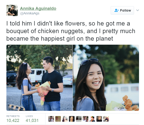 Kekasihnya tak suka buket bunga, cowok ini beri hadiah tak terduga
