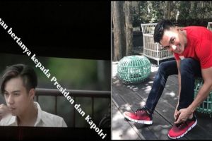 Baim Wong ikut tren 'Saya bertanya Presiden & Kapolri', ini isinya