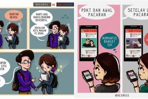 12 Komik strip lika-liku percintaan ini bikin baper berjamaah
