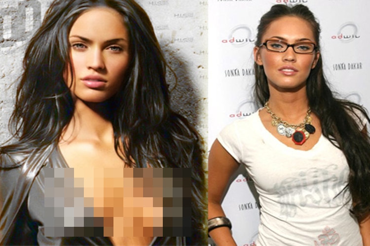 foto perbandingan artis dengan dan tanpa kacamata © 2017 berbagai sumber