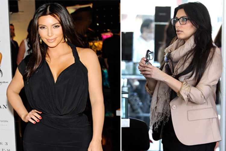 foto perbandingan artis dengan dan tanpa kacamata © 2017 berbagai sumber