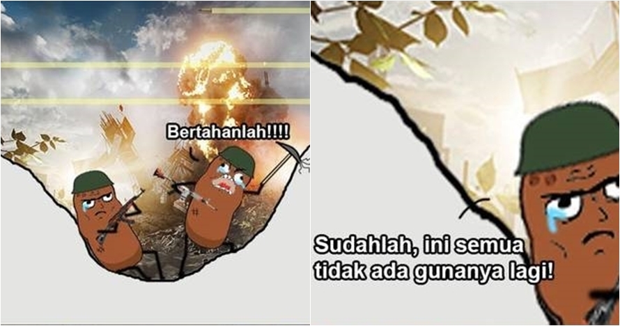  Komik pertempuran si cokelat ini nggak sangka akhirnya justru ngocol