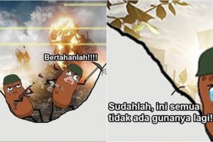  Komik pertempuran si cokelat ini nggak sangka akhirnya justru ngocol