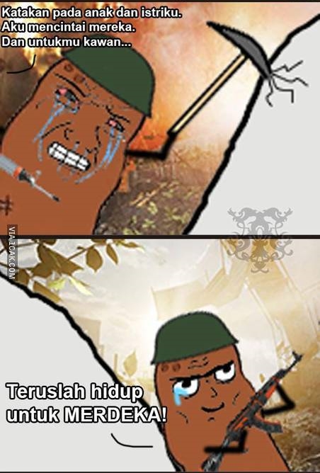 komik pertempuran 1cak © 2017 brilio.net