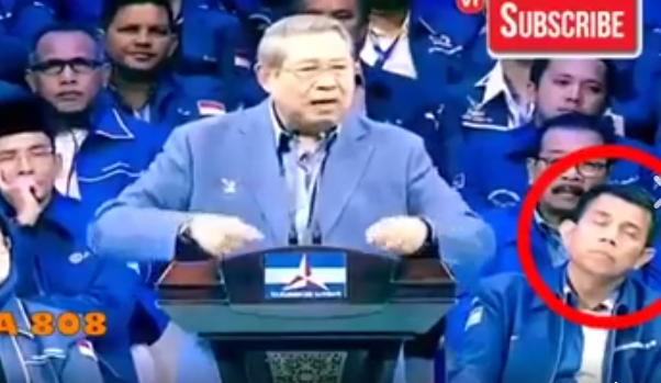 Netizen bela Sekjen Demokrat tertidur saat SBY pidato, itu manusiawi